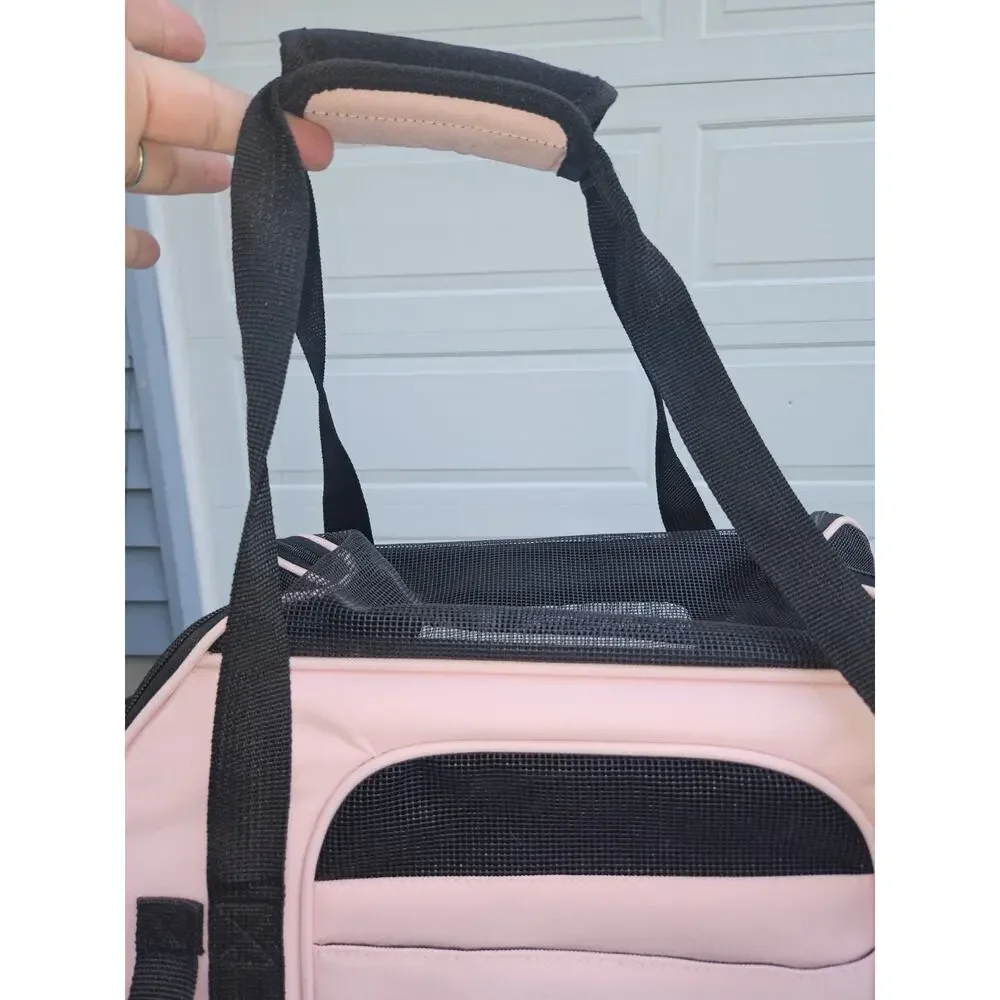 EliteField Pet Dog Cat Carrier NEW! Pink Airline Approved SM/MED 15